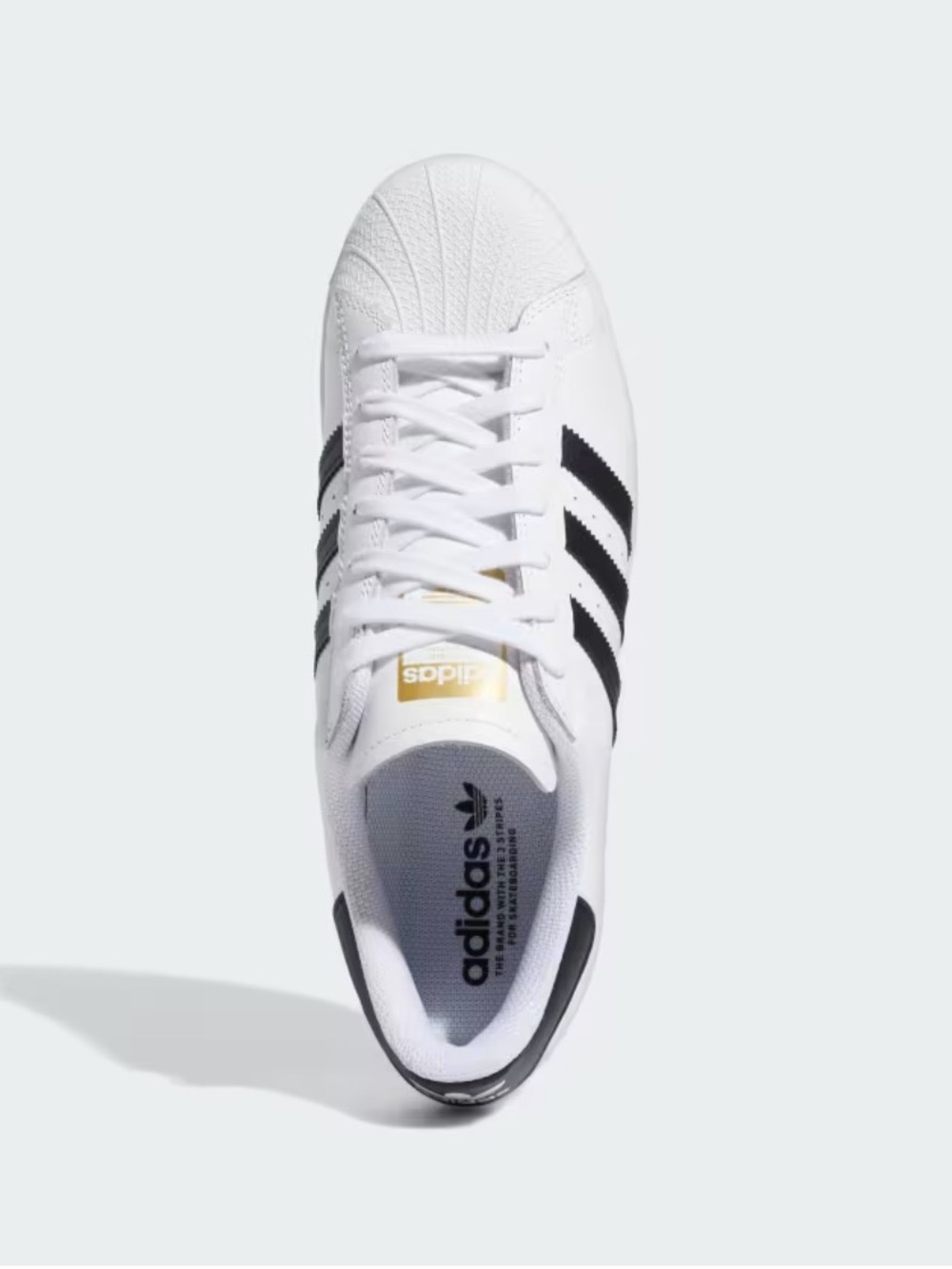 adidas White Sneakers with Black Three-Stripes. Men’s Size 10 - Picture 2 of 7